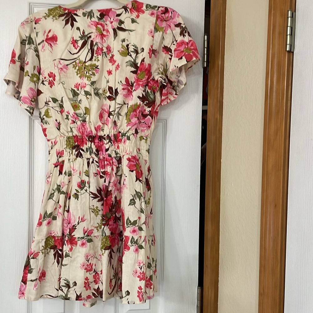 Abercrombie & Fitch, short sleeve floral dress, small petite - Picture 2 of 5